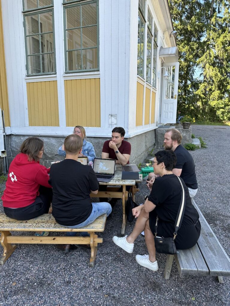 Kasvuplaveluiden tiimin tapaaminen