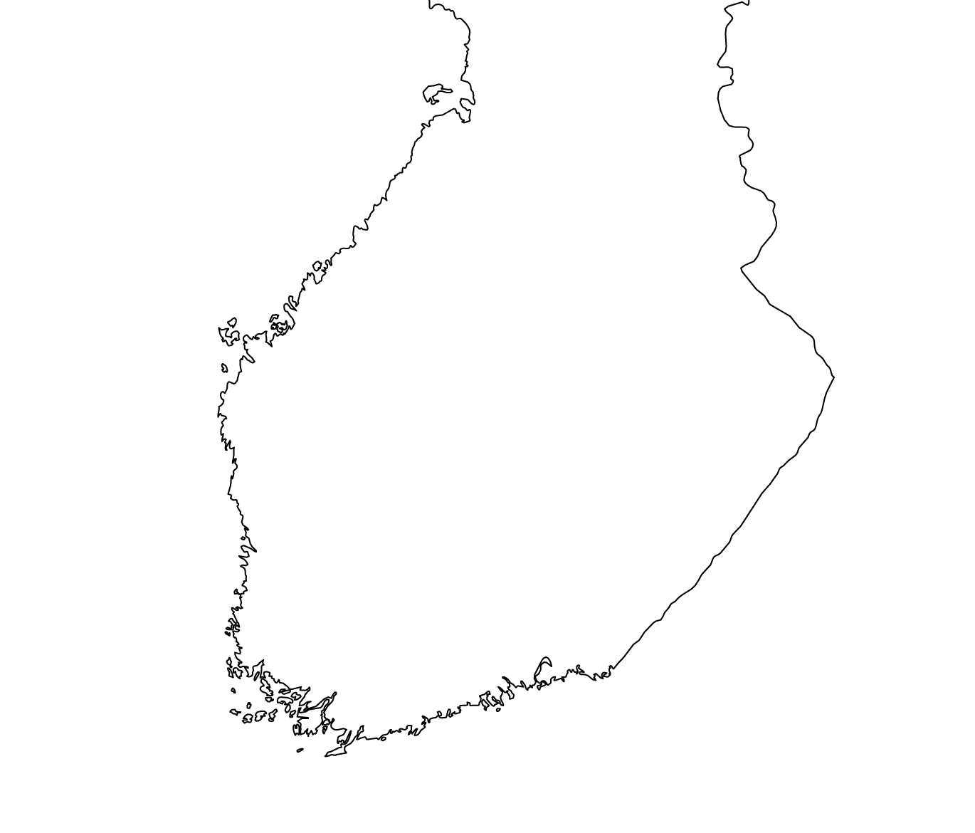 suomi kartta puolikas
